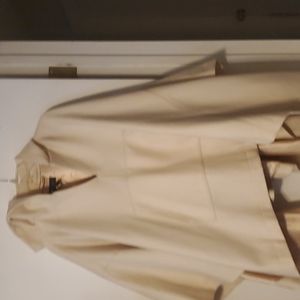 Banana republic barely worn cream hooded medium poncho